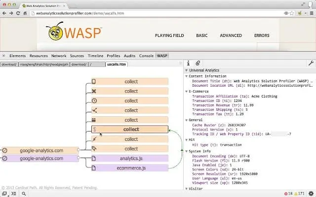 wasp-inspector-analytics-chrome-extension