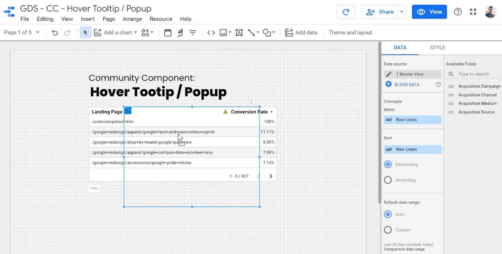 How to Add Tooltip Annotations to Your Looker Studio Reports