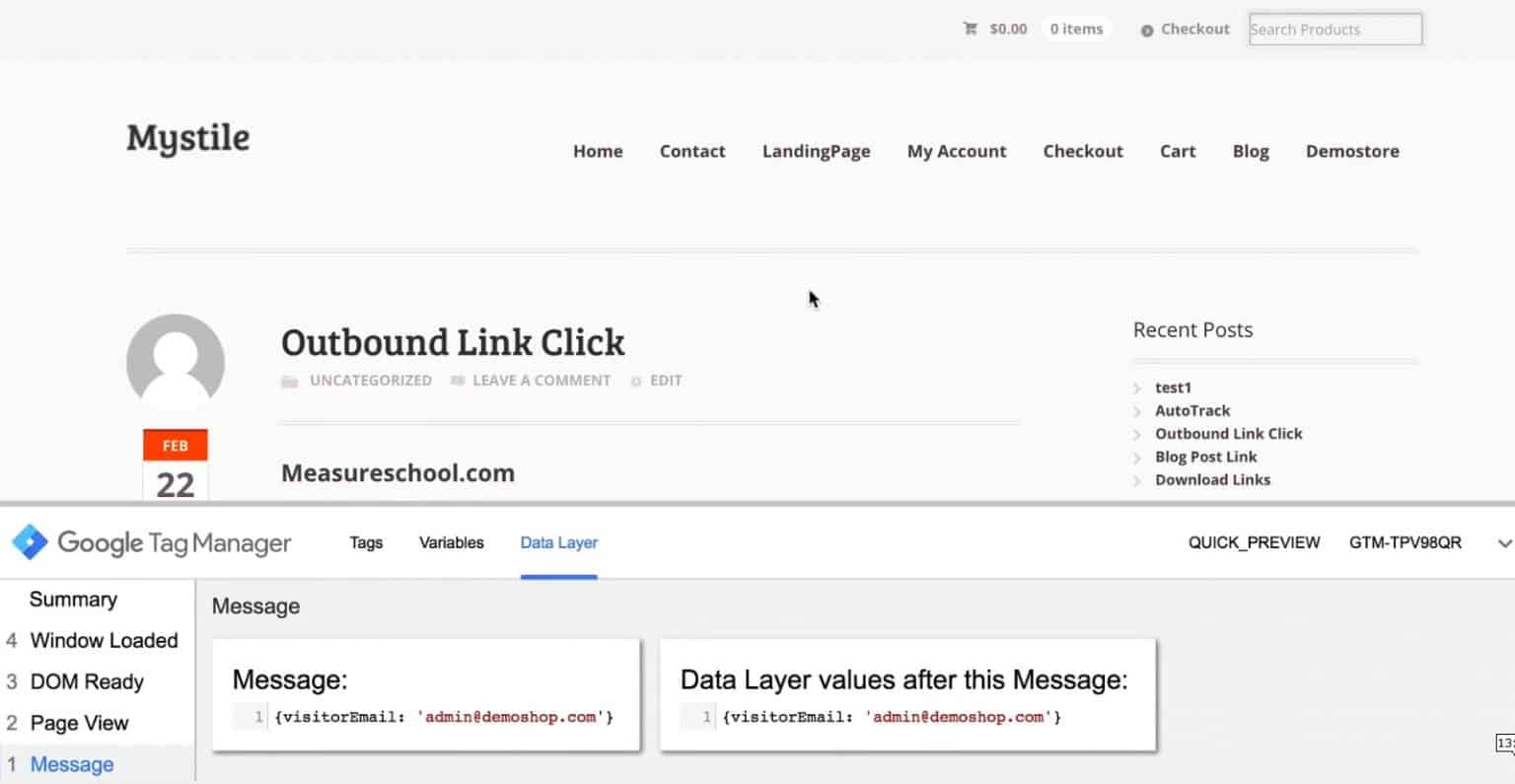 ActiveCampaign Event Tracking with Google Tag Manager