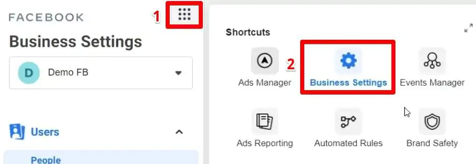 A verified Facebook Advertising Account with business ad account setup