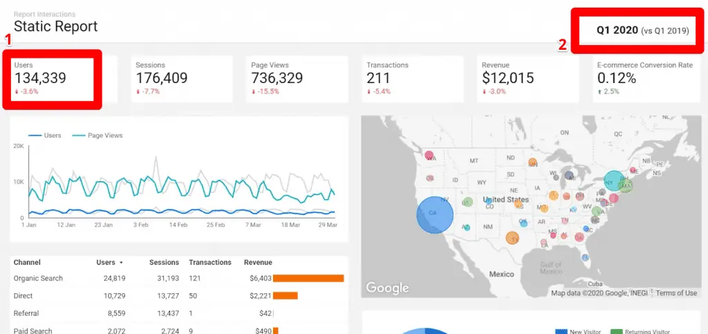 Creating a static report on Looker Studio