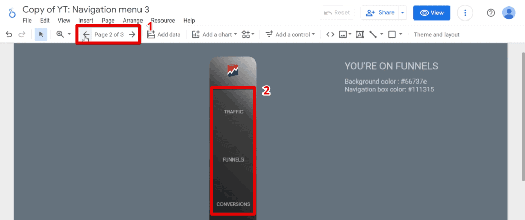 Flickering effect when navigating through other pages