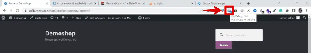 Google Analytics Debugger extension