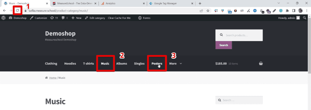 Navigating through multiple pages