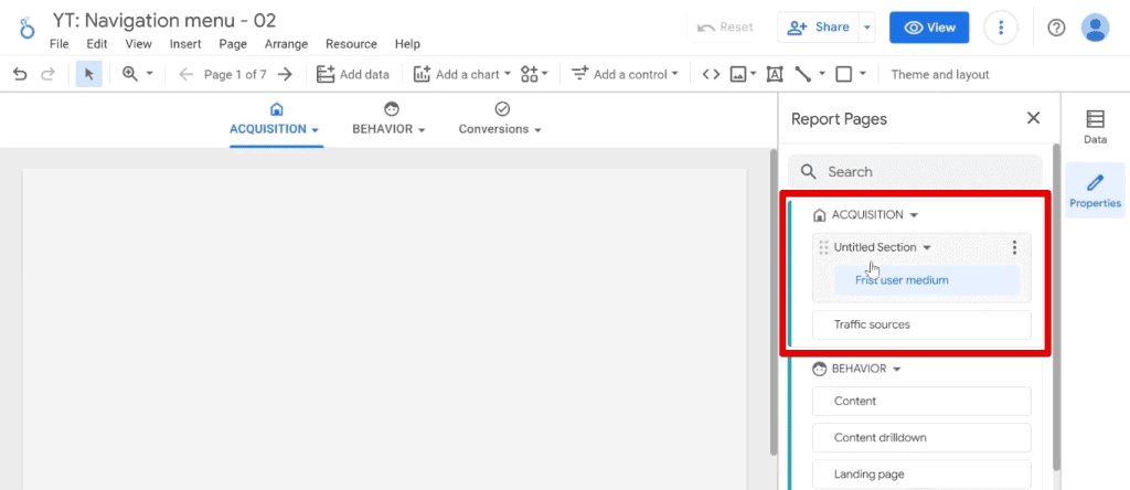 Pages in the acquisition category