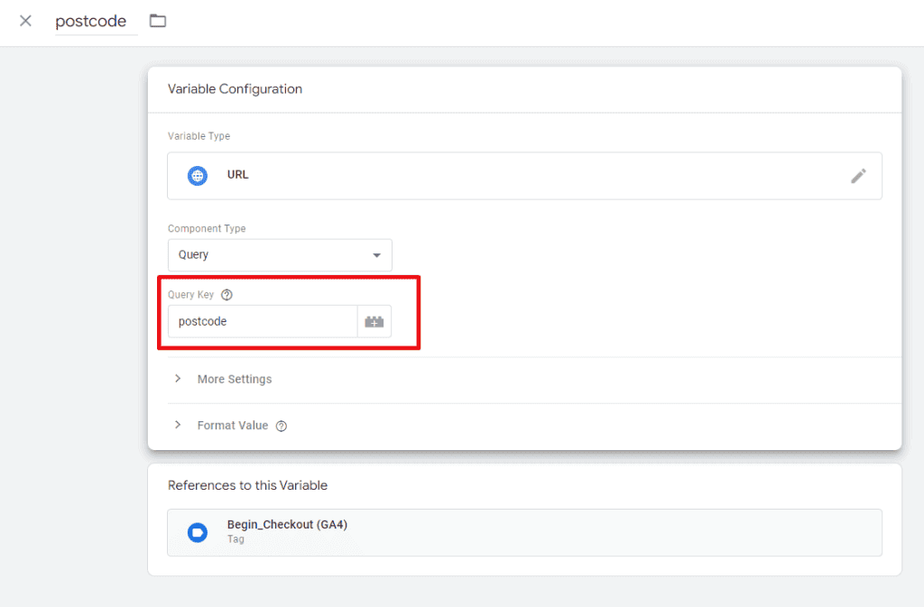 Adding Query Key