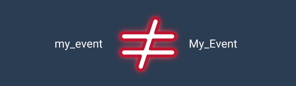 Event name capitalization