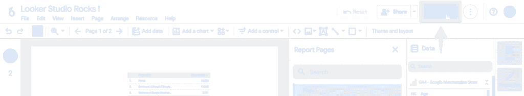 Opening the view mode