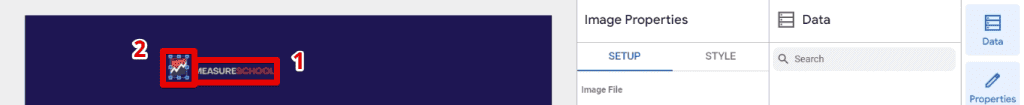 Resizing and inserting the second logo
