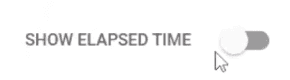 Show elapsed time