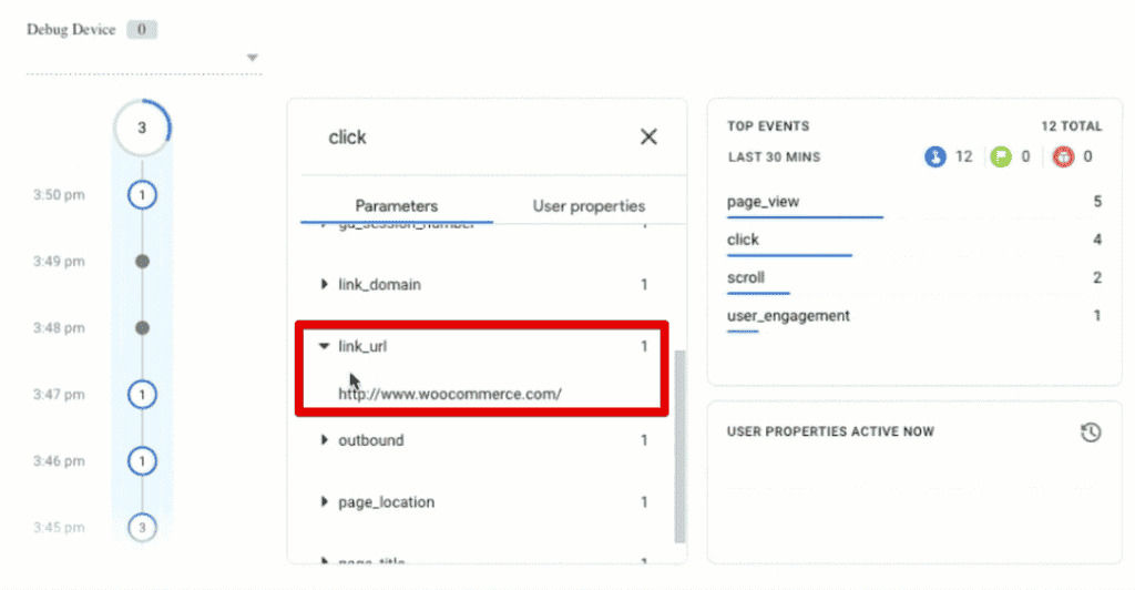 WooCommerce click event