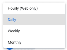 Custom insights evaluation frequency