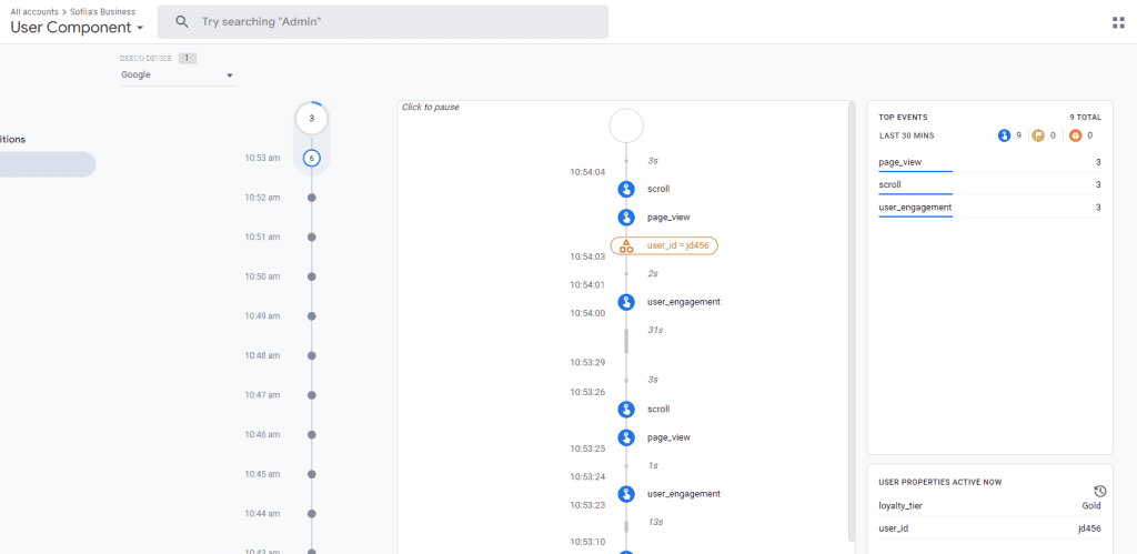 User ID in DebugView
