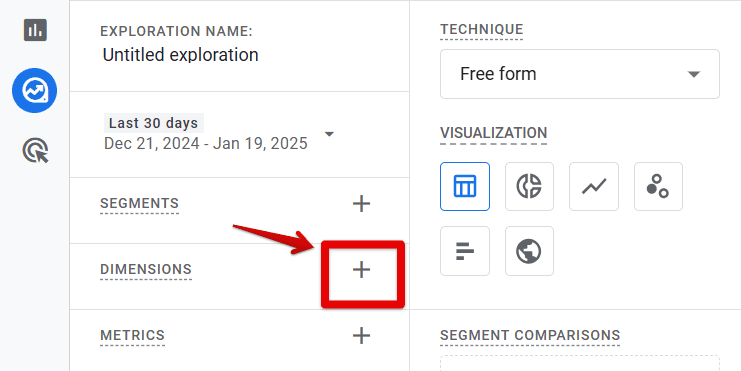 Adding dimensions and metrics