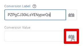 Using a variable for the conversion value