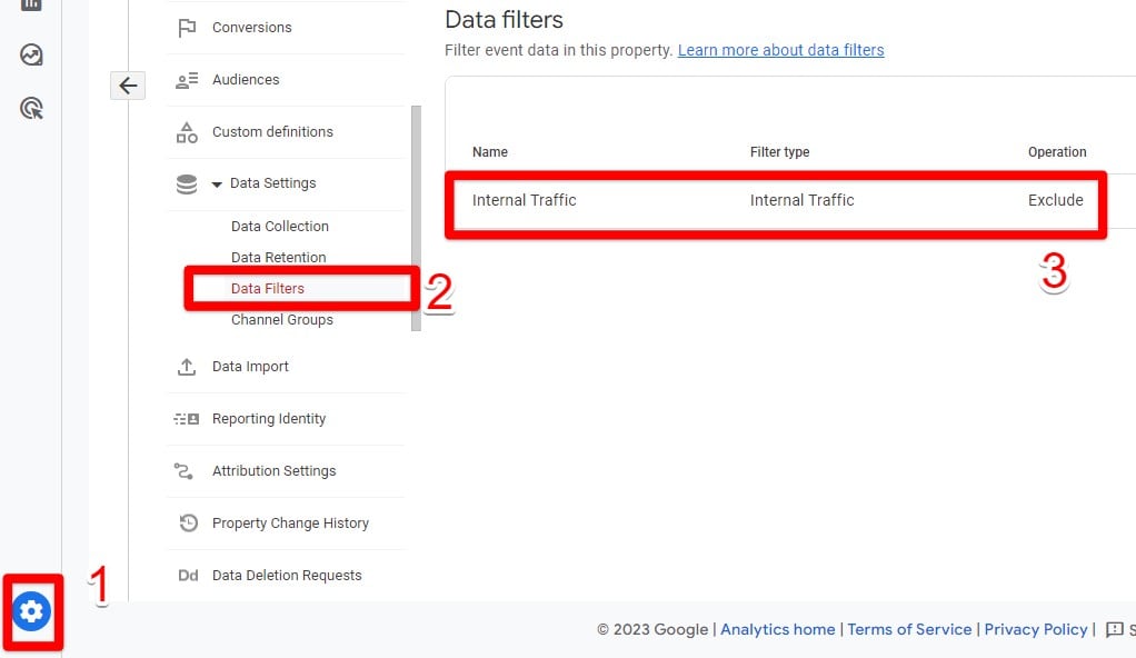 Accessing GA4 Data filters