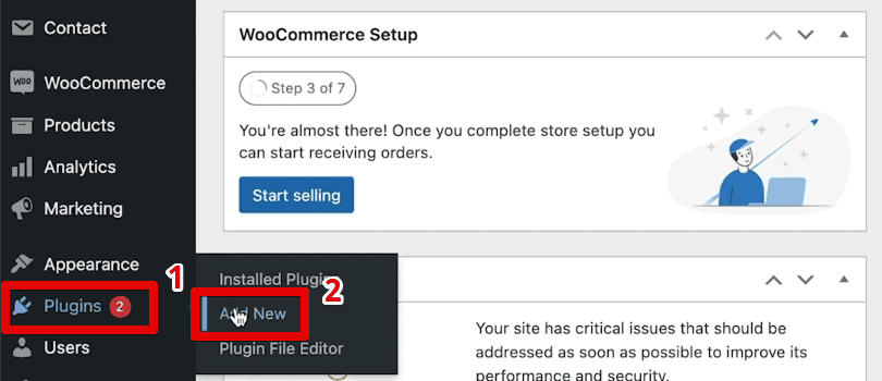 Adding a new plugin in WordPress