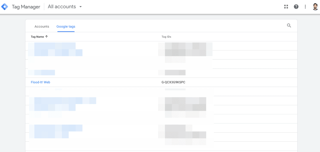 Google tags in GTM