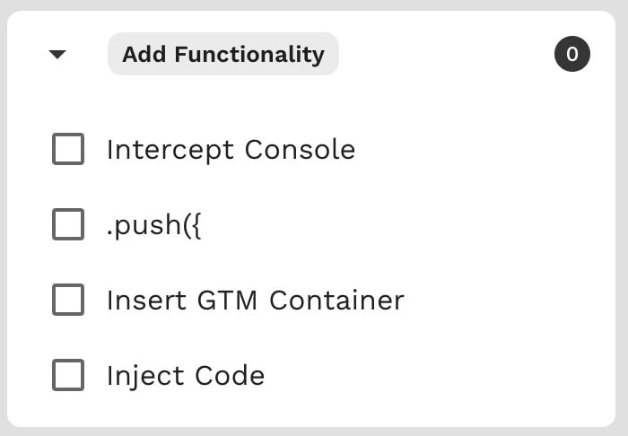 Add functionality section on Inspector+