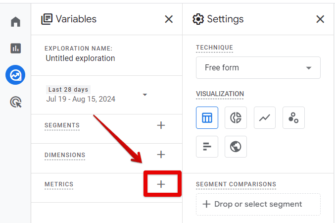 Adding a metric