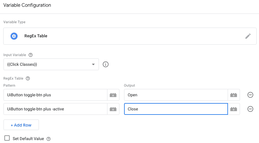 Lookup Table variable to clean the data for open or close