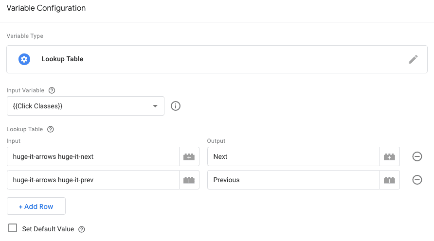 Lookup Table variable to clean the data