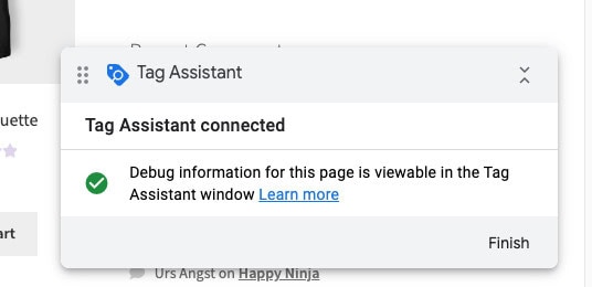 Tag Assistant Companion connected