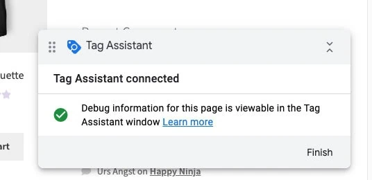 Tag Assistant Companion connected